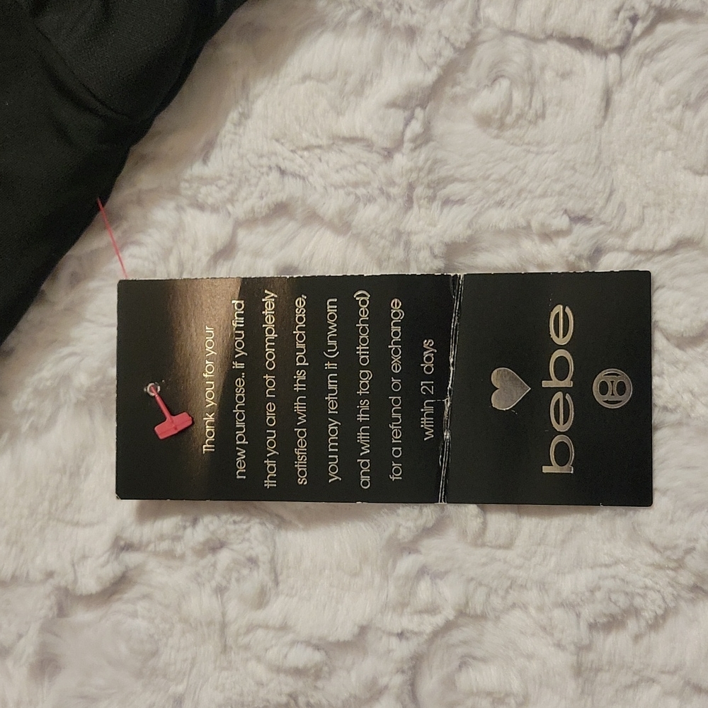 BEBE Black Dress, Women's Extra Small, New With Tags! - Picture 6 of 8